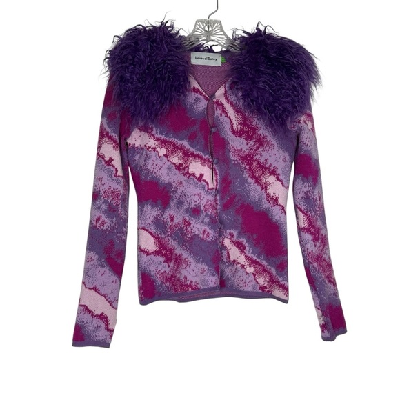 House of Sunny City of Angles Boho Peggy Cardigan size 6 - Picture 2 of 5